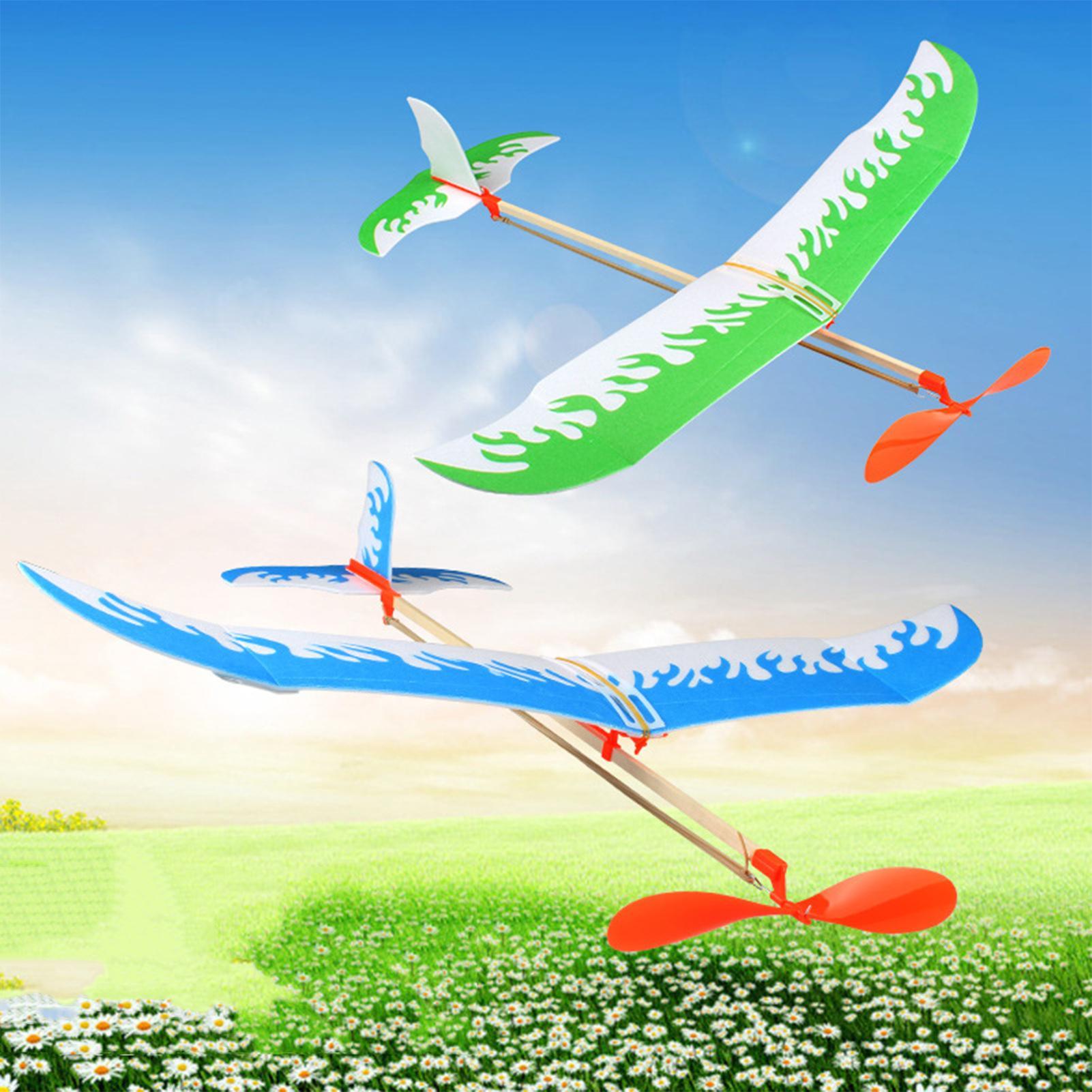 Outdoor Adventure Game - Pesawat Terbang Karet Kit Pesawat Layang