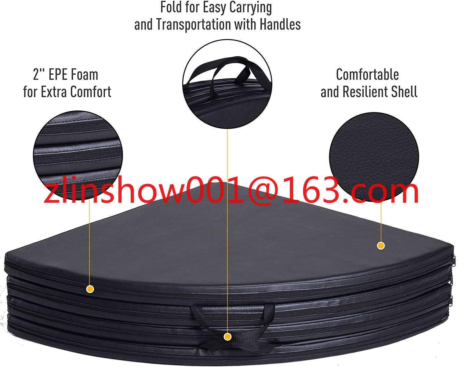 Crash Pad Folding - Matras Lipat PU untuk Senam Pole