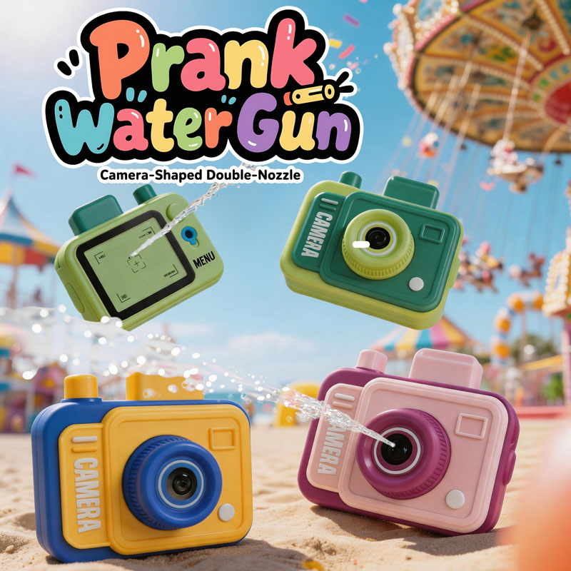 Outdoor Adventure Game - Pistol Air Kamera Dua Sisi, Pistol