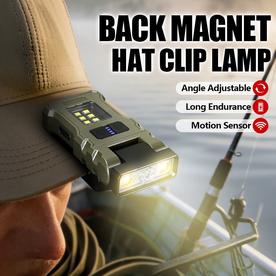 Headlamp Waterproof Rechargeable - Lampu Kepala USB C 400LM, Lampu