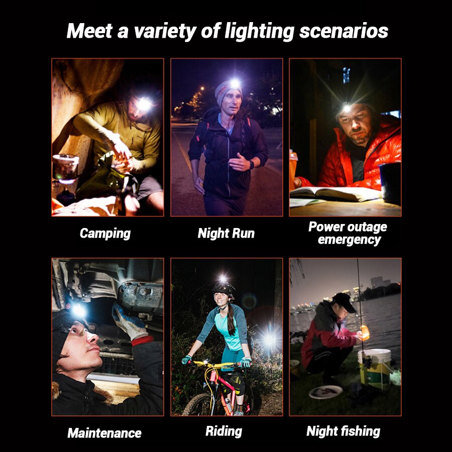 Lampu Kepala LED Hands-Free ya - Headlamp Waterproof Rechargeable ulasan dan harga