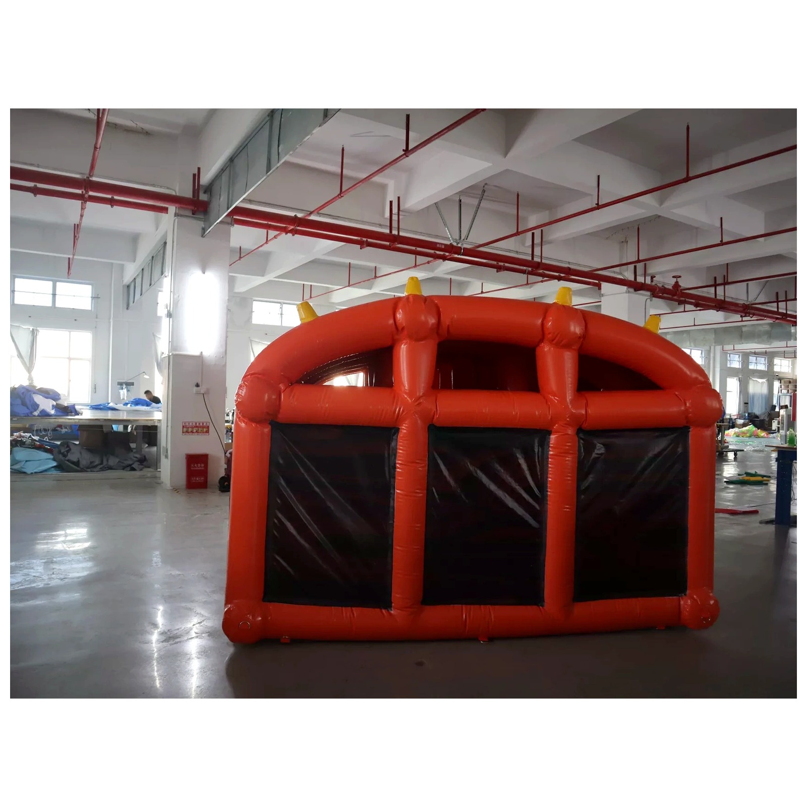 Labirin Tiup Oranye Besar 3X5m - Outdoor Adventure Rentals ulasan dan harga