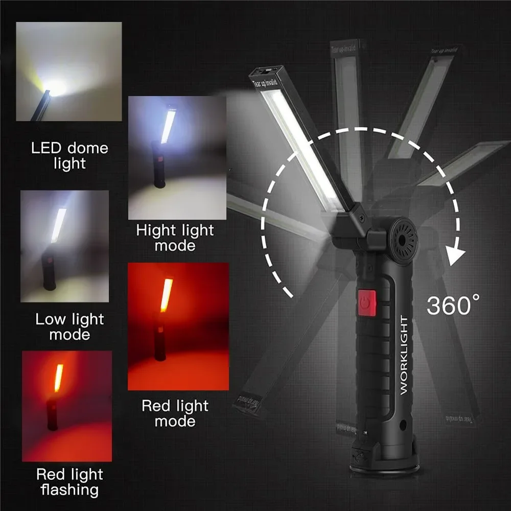 Senter LED COB Portabel Lampu  - Outdoor Adventures ulasan dan harga