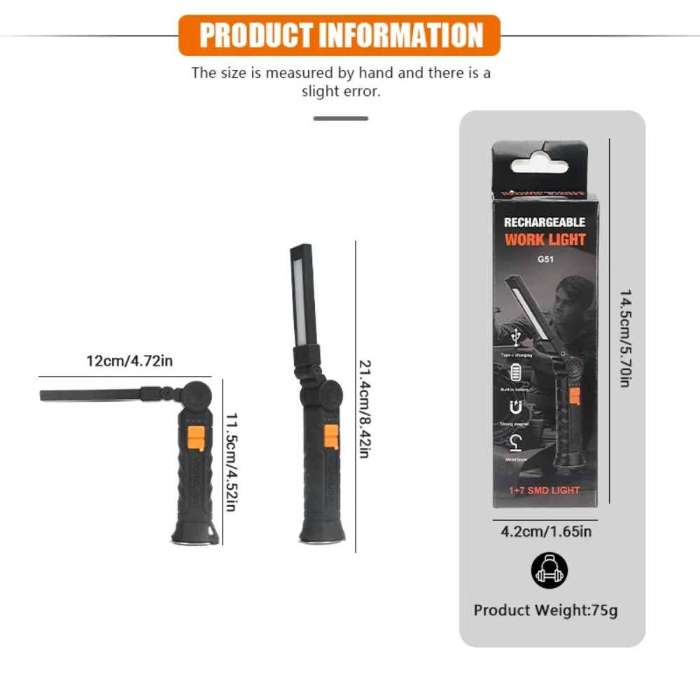 Senter LED COB Portabel Senter - Outdoor Adventures ulasan dan harga