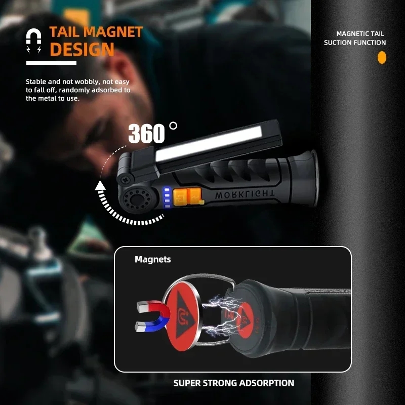 Senter LED COB Portabel Lampu  - Outdoor Adventures ulasan dan harga