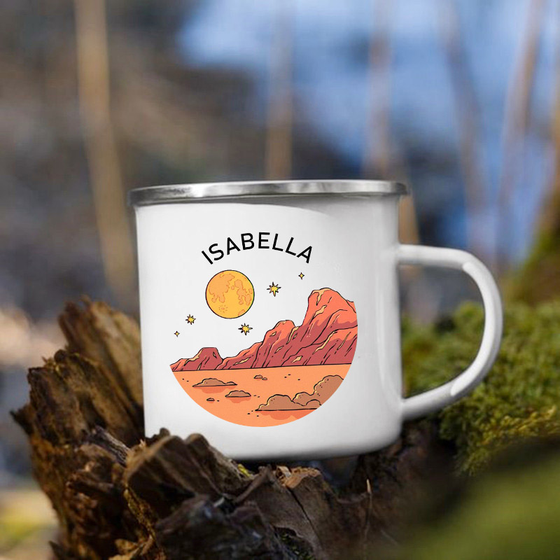 Mug Camper Personalisasi denga - Outdoor Adventure Names ulasan dan harga