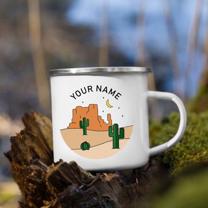Mug Camper Personalisasi denga - Outdoor Adventure Names ulasan dan harga