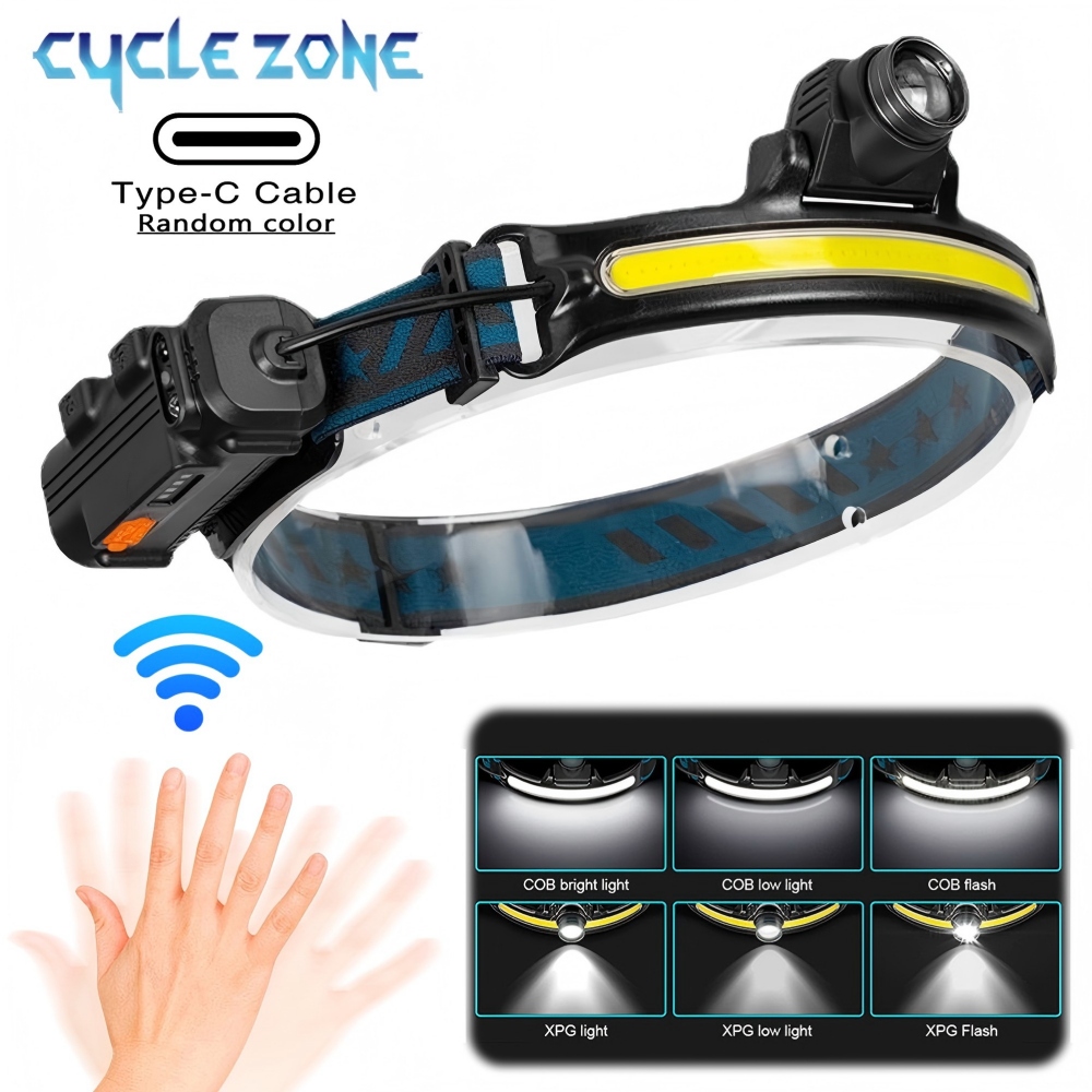 Lampu Depan Sensor LED Kuat La - Outdoor Adventure Zone ulasan dan harga