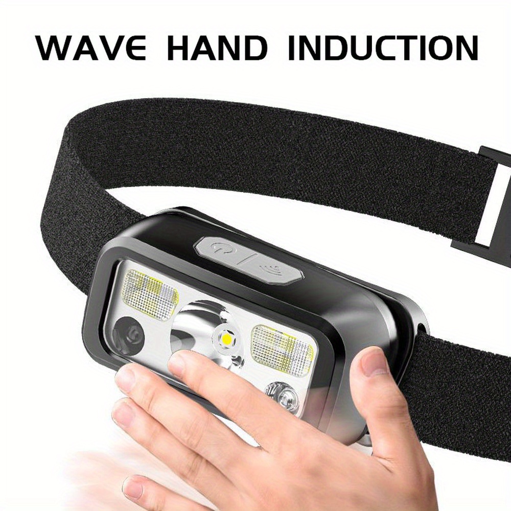 Lampu Kepala Sensor LED COB ya - Headlamp Waterproof Rechargeable ulasan dan harga