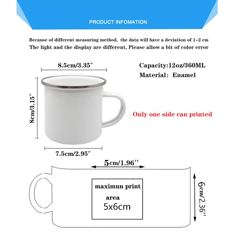 Mug Enamel Petualangan & Berke - Outdoor Adventure Names ulasan dan harga