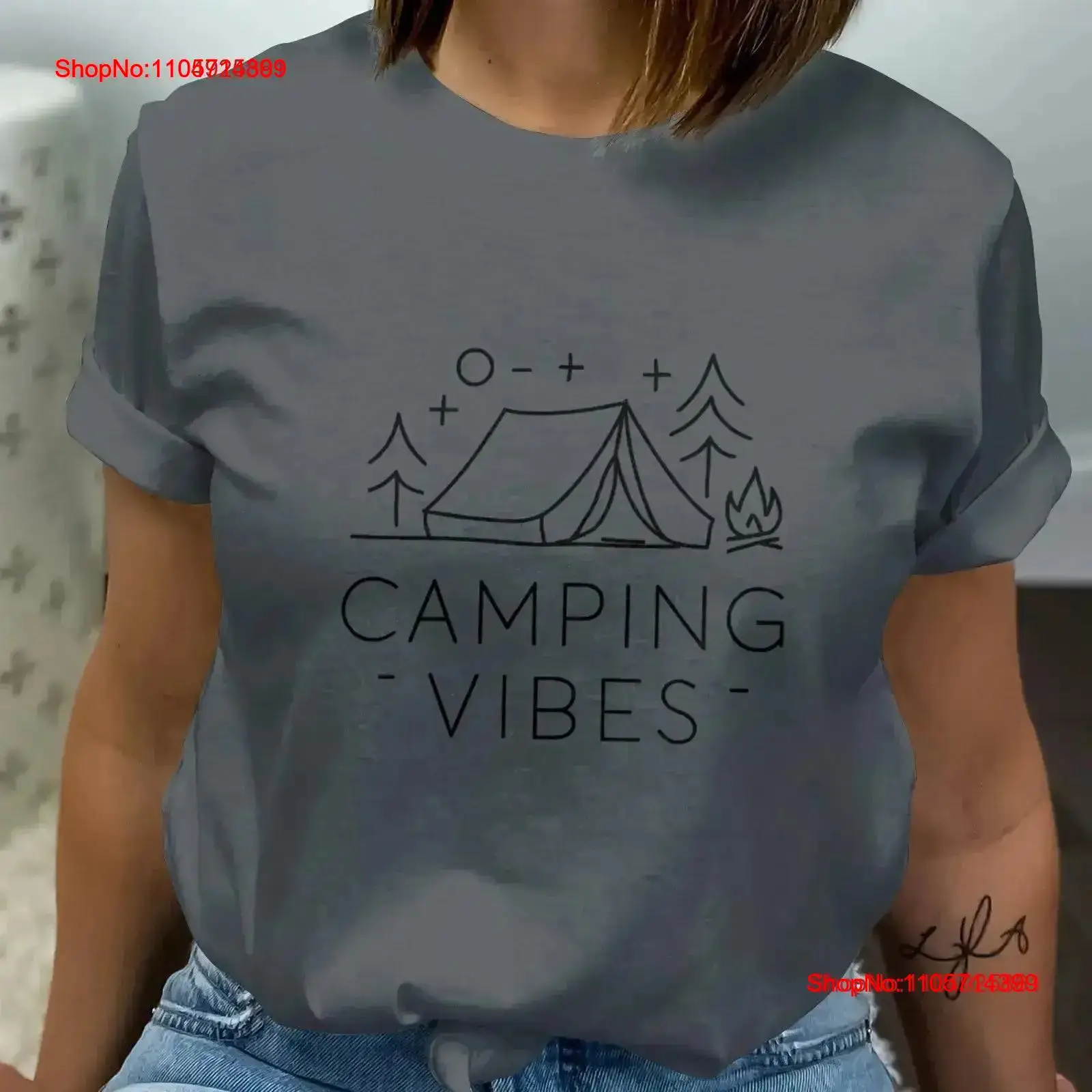 Kaos Camping Vibes Petualangan - Outdoor Adventure Campgrounds ulasan dan harga