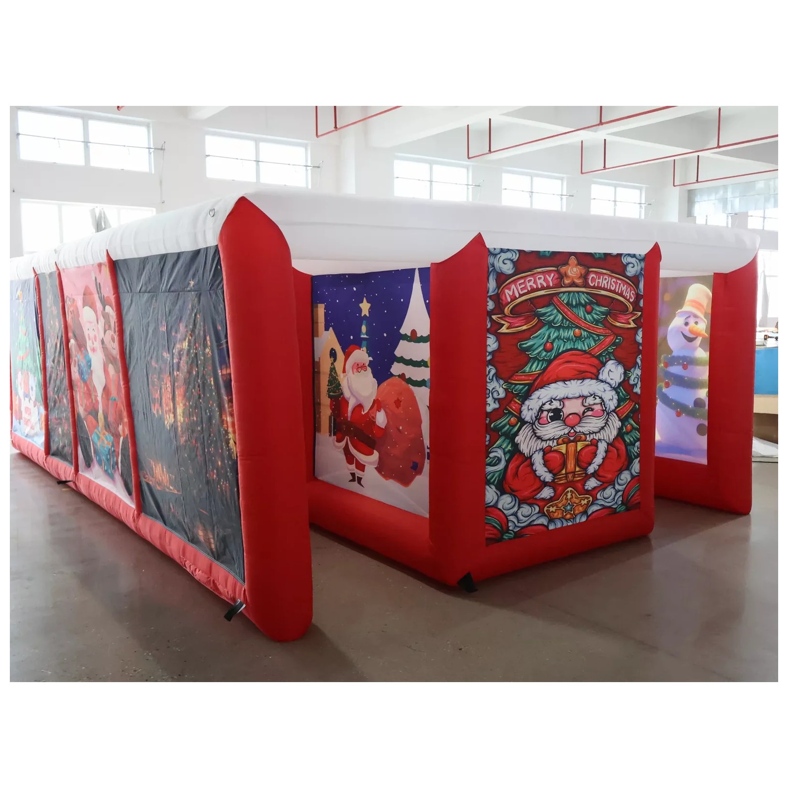 Labirin Tiup Berlapis Merah un - Outdoor Adventure Rentals ulasan dan harga